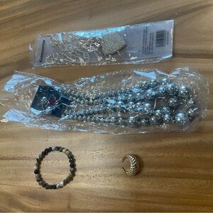 NWT Sculpt & Define Brows, 2 necklaces, earrings & bracelet bundle